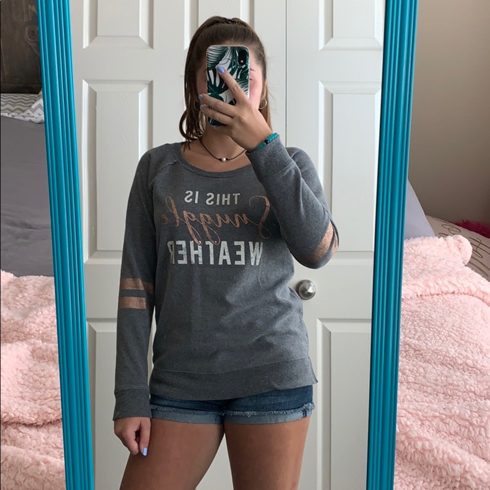 Comfy “Snuggle Weather” sweater